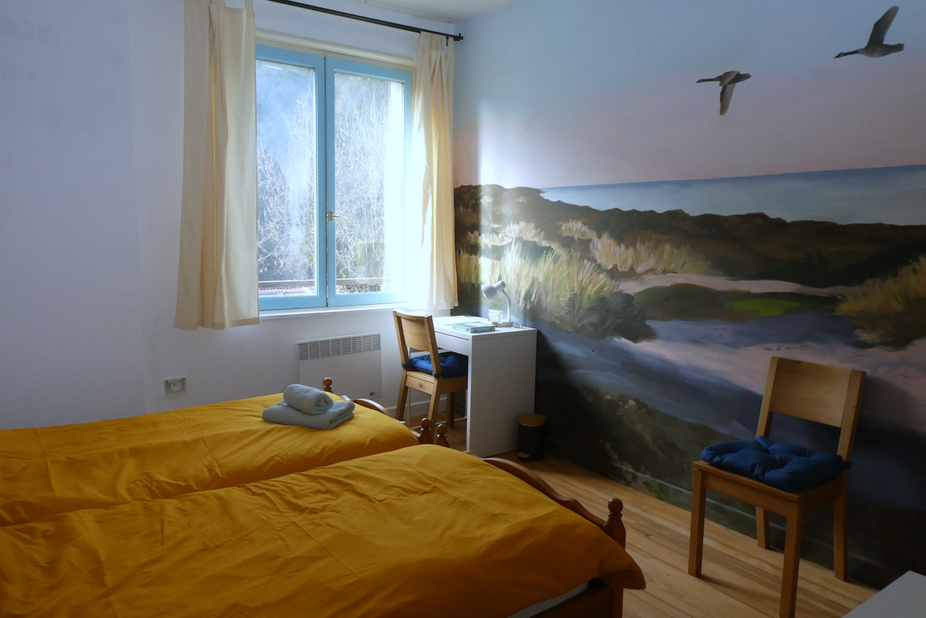 Mooie rustige sfeervolle bed & breakfast chambre d'hotes artistiek B&B Frankrijk persoonlijk gezellig authenthiek